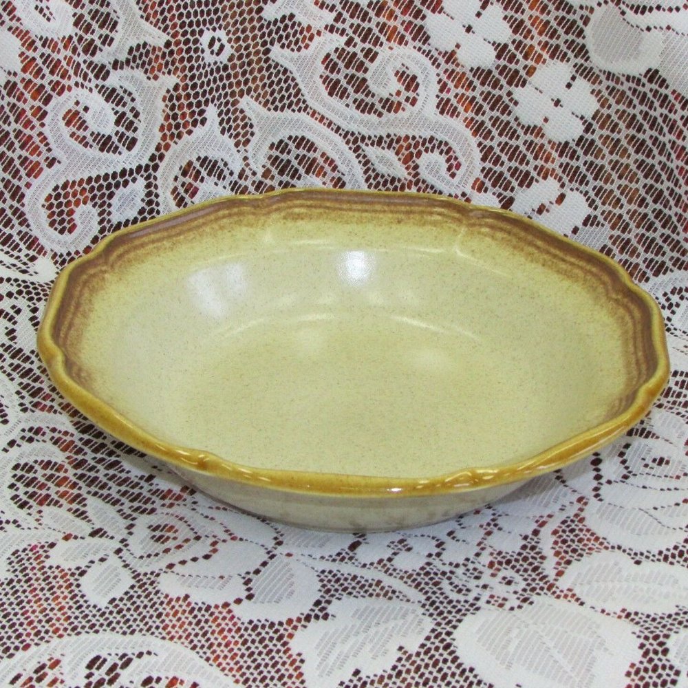 Mikasa Whole Wheat Vintage Soup Cereal Bowl E8000 Stoneware Japan 8.5" Cabincore